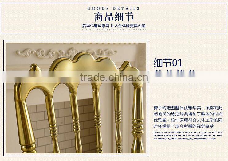 quality polished champange gold stainless steel luxury modern chiavari chair LQ-SSC001C