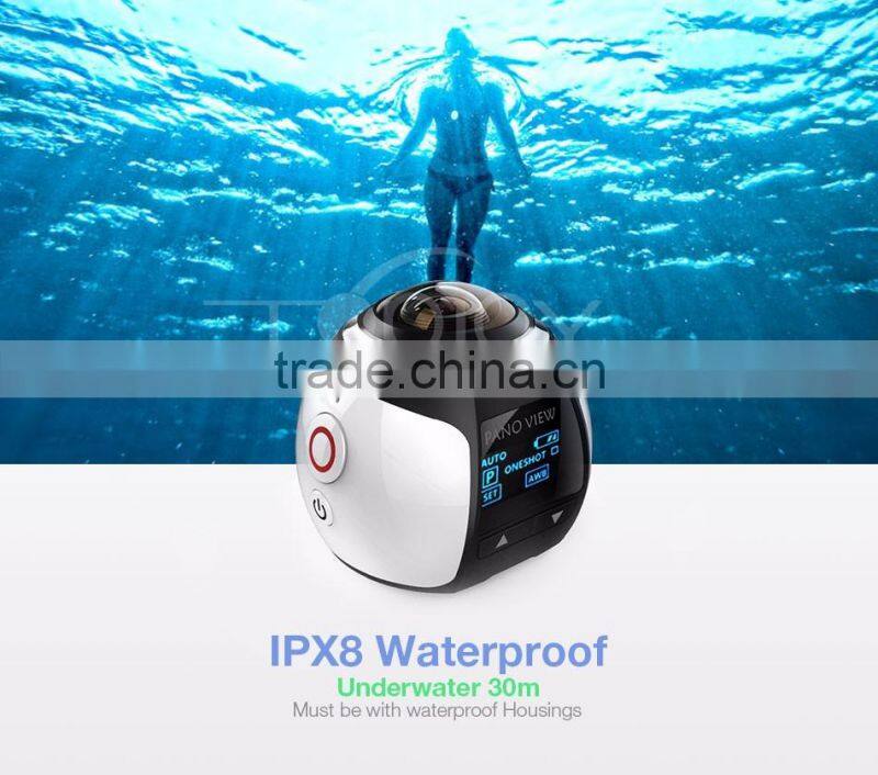 Newest Products 2016 360 degree hd sport video Wifi Action camera digital camera