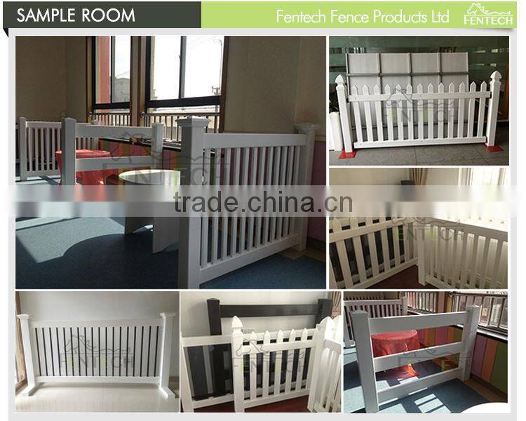 Fentech Widely Used Pvc/Vinyl/Plastic Temporary Fence
