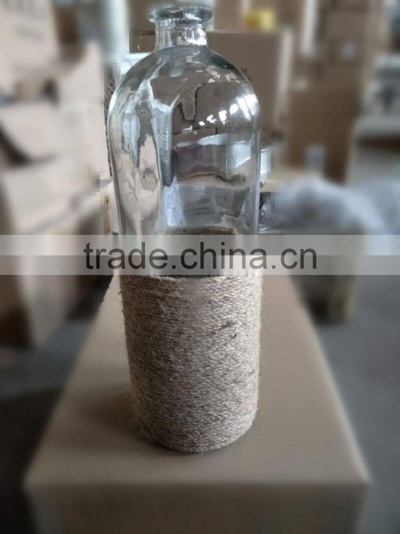 Wholesale Cheap Square Terrarium Glass Vase with Handle