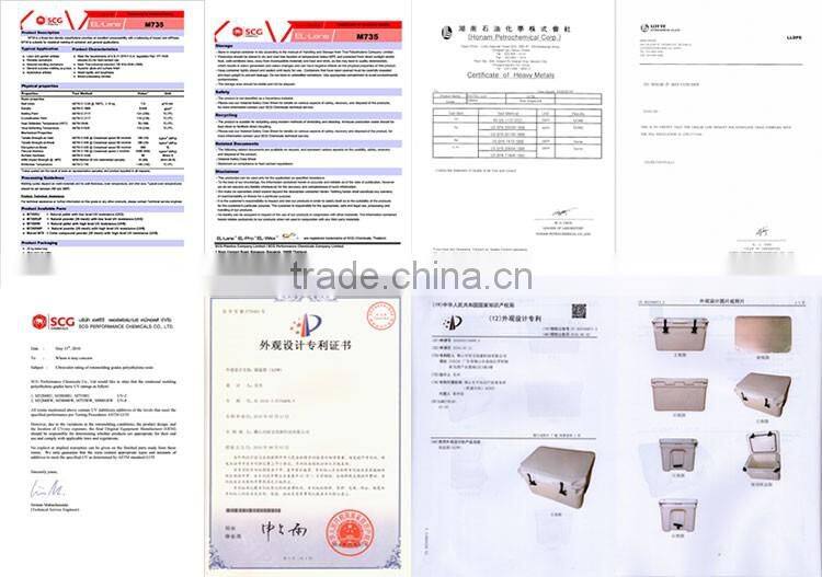 OEM rotomoulding plastic food insulation box