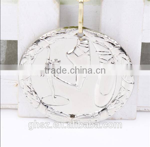 best selling golden zinc alloy ballet medal