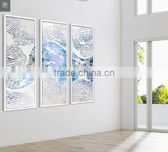 Group Installation Art Fish and River Set of 3
