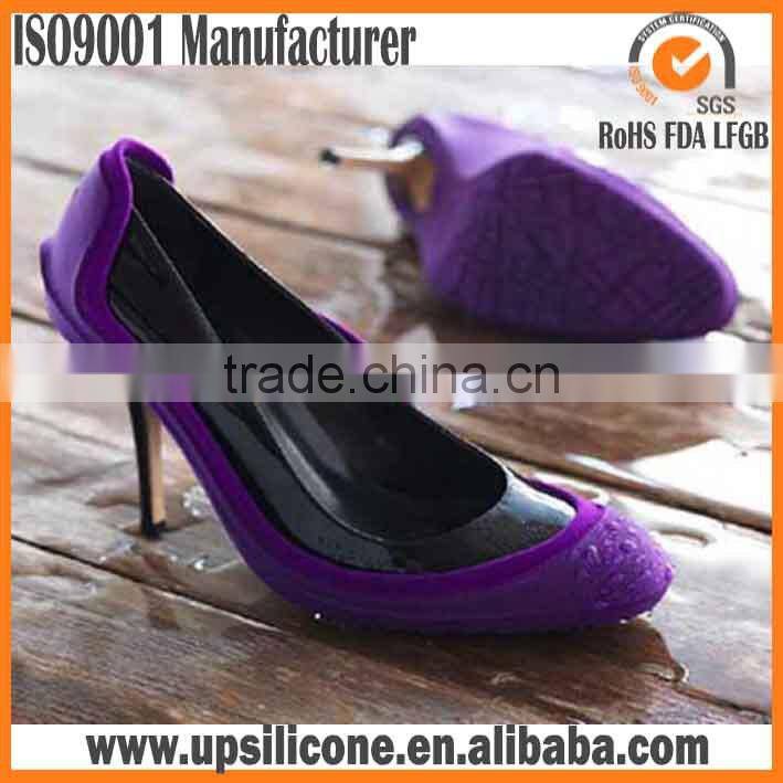Fashional Safty Silicone High Heel Rubber Shoe Cover Silicone galoshes overshoe