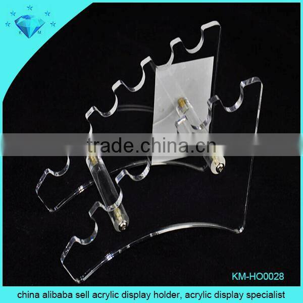 Acrylic Clutch bag display holder, Acrylic Handbag Riser, Purse Display Stands