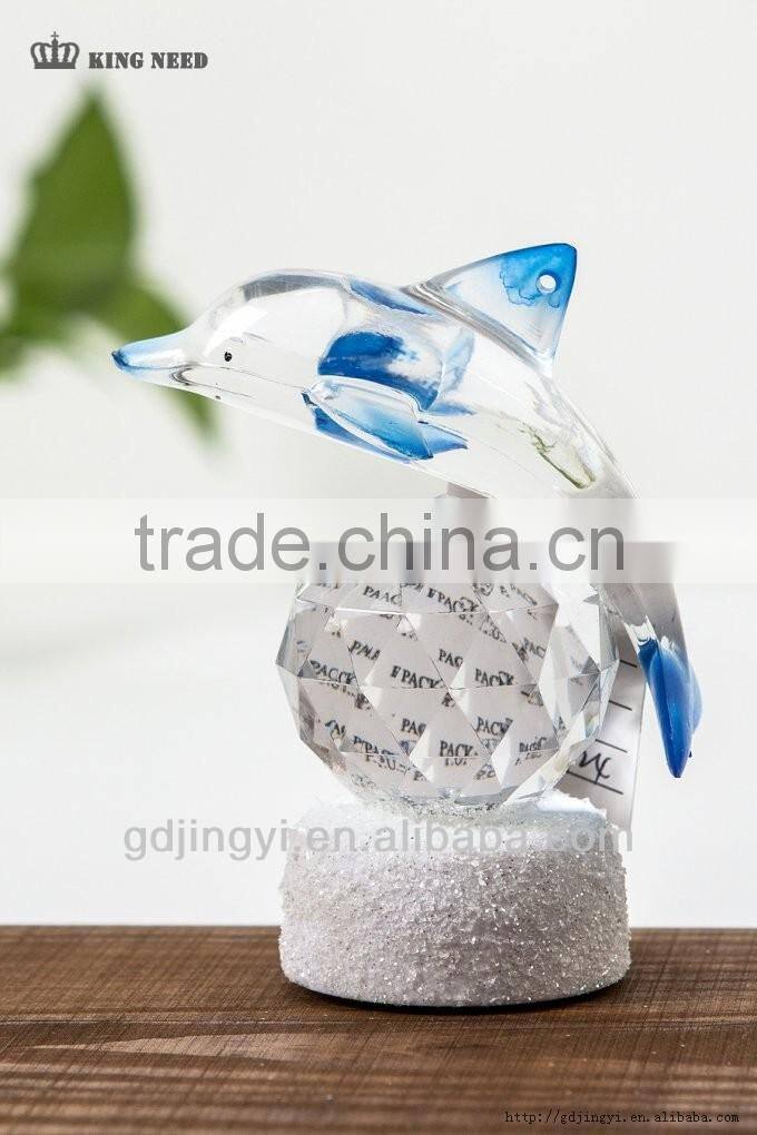 acrylic funky led light romantic dolphin birthday gift for girls
