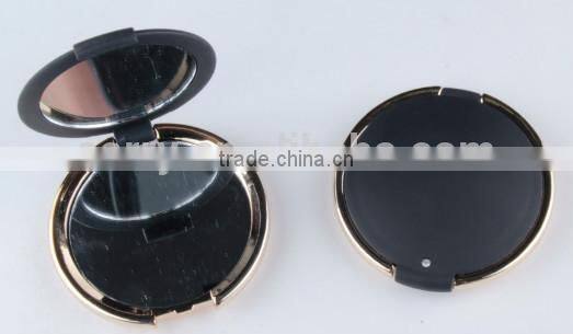Plastic Round folding double sided mirror pocket mirror