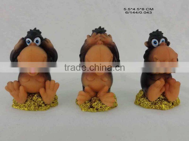 2016 Russia Resin monkey figurines wholesale