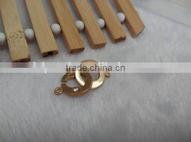 12 mm 14k yellow gold findings for necklace