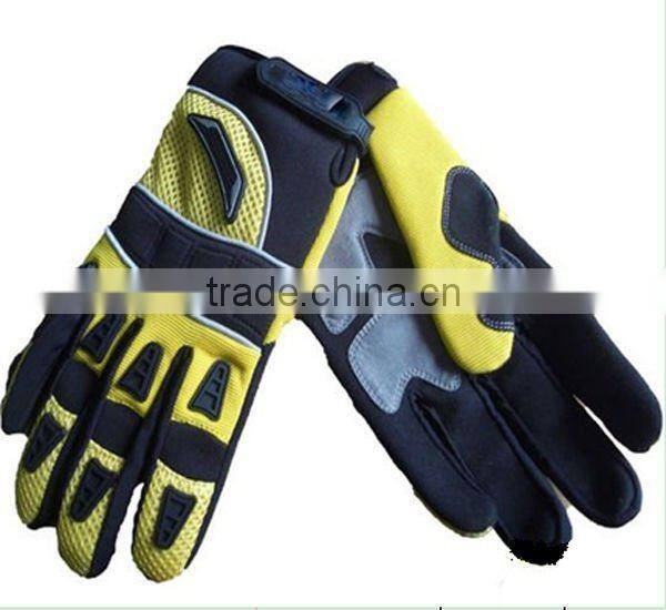 Stretch fabric auto mechanical industrial tool gloves