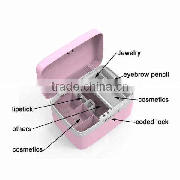 Lockable plastic storage box
