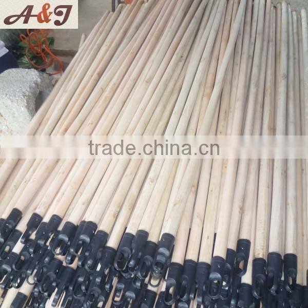 Natural wooden broom handle 22mm