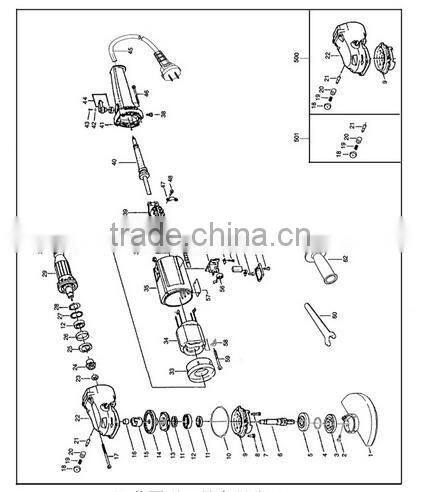 portable electric angle grinder