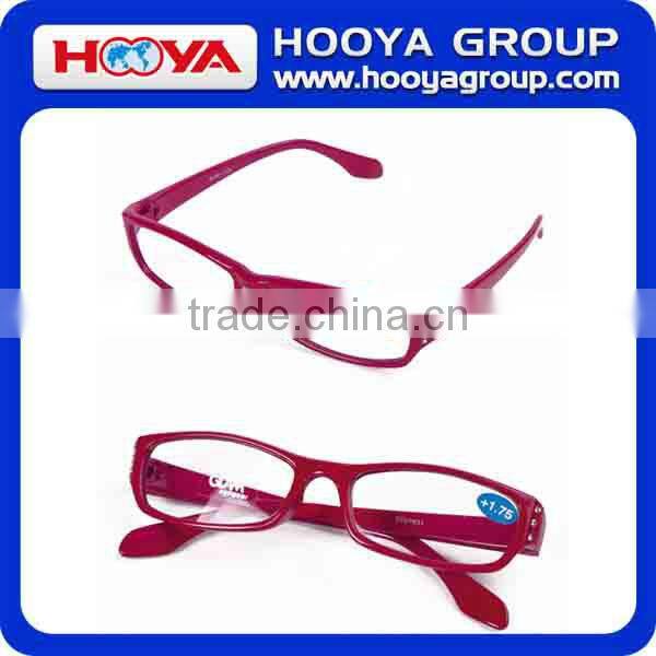 Purple Elegant Folding Mini Reading Glasses with Rhinestone