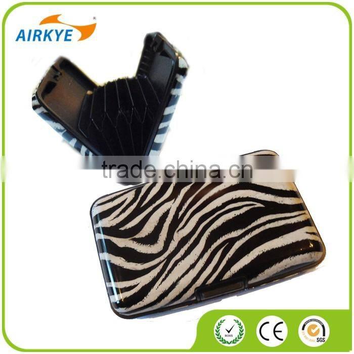 High quality RFID aluminum business credit card holder wallte