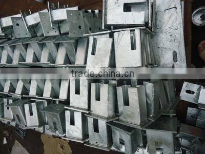 HOT dip galvanization steel production, hot galvanization parts for buddings