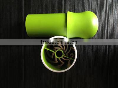 Food grade plastic and stainless steel custom herb grinder pepper ginder pepper mill