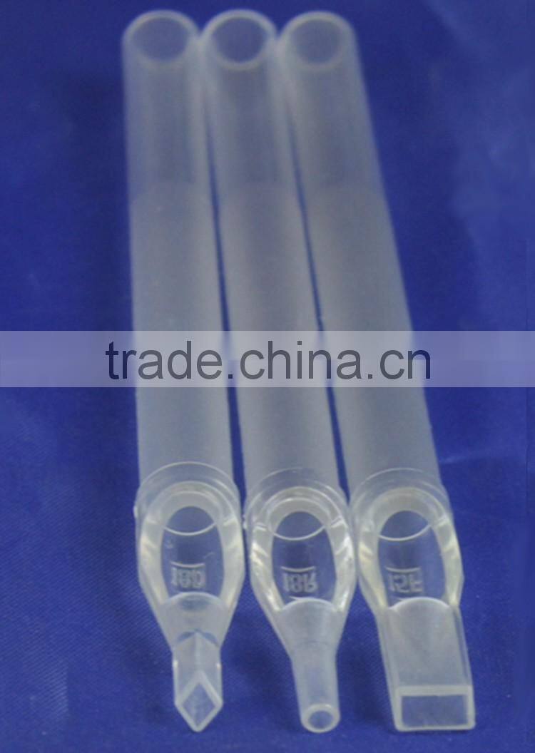 Sterile Disposable Long Tattoo Tip tube nozzle RT VT DT FT Round