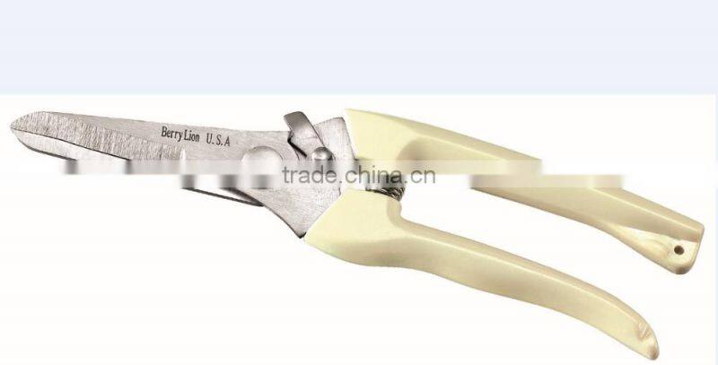 Berrylion Straight Nose Gardening Shears Stainless steel Gardening Bypass Pruner