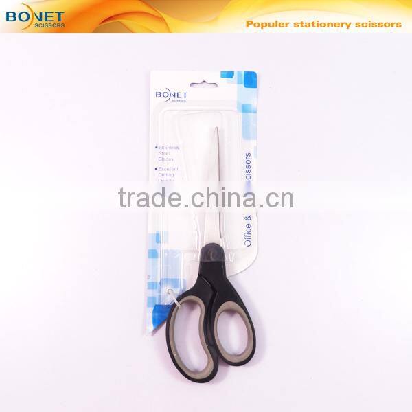 S62002 5-1/2" customized sharp-point plastic handle Stainless steel office scissors