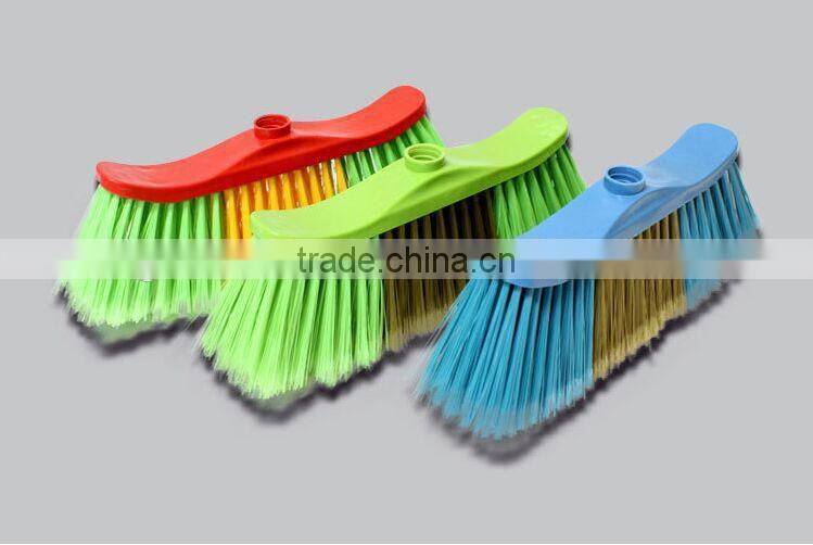 Low price plastic broom, plastic broom with wooden handle