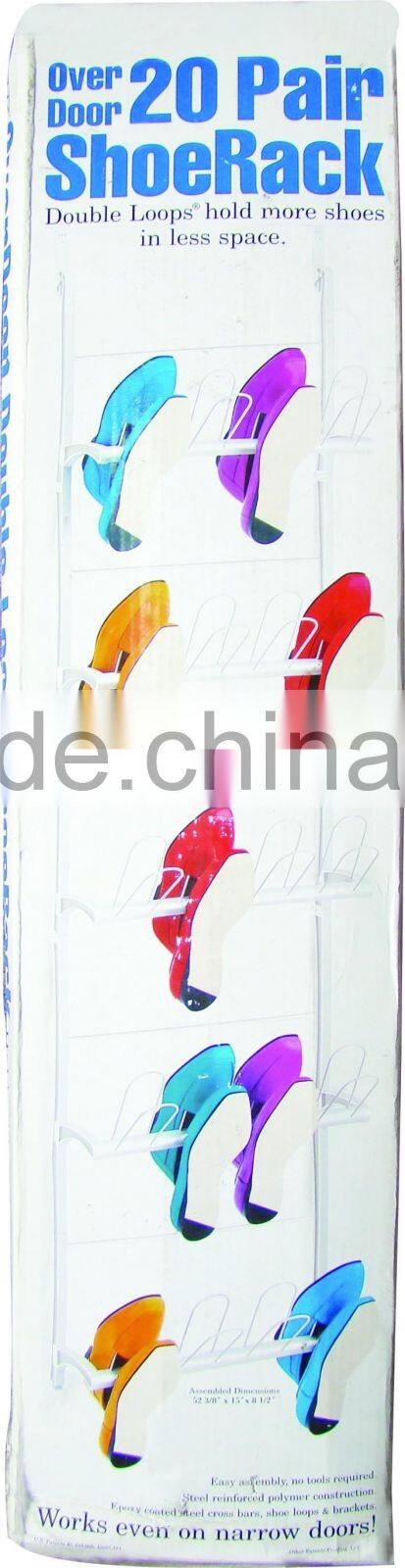 Direct factory supplier,Cheap plastic stackable shoe rack