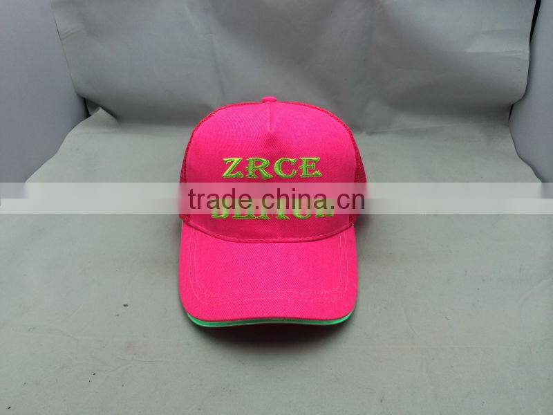 China suppliers good quality fashion LED lamp Baseball cap