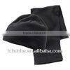 three red grey black colors ladies and mens polar fleece winter scarf hat gloves sets factory