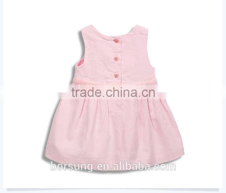 Winter Latest Dress Designs Corduroy Cotton Fashion Children Girls Dresses Pink Baby Elegant Birthday Party Dress