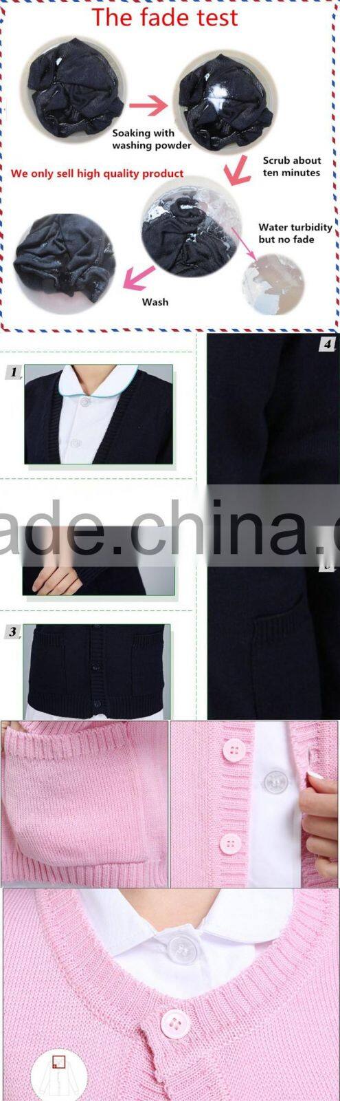 2016 Formal knitted nurse cardigan work wear black winter hospital uniform
