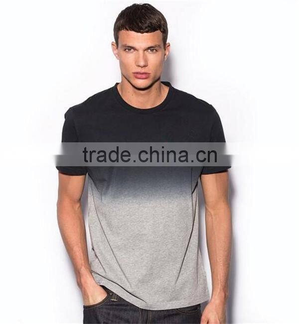 New model mens good quality dip dye t shirt
