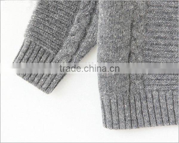 Korean style knitted baby woolen sweater thick pullover