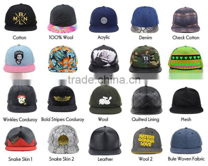 custom embroidered wholesale hip hop pay paypal snapback hat