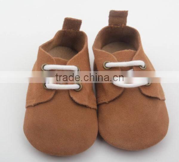 Comfortable soft handmade oxford baby shoes