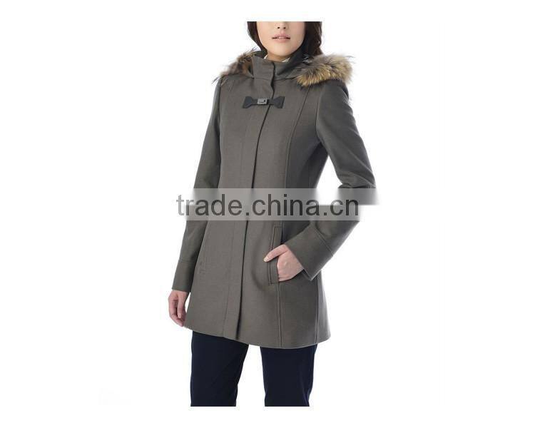 AB2910 women fur edging hood winter warm clothing