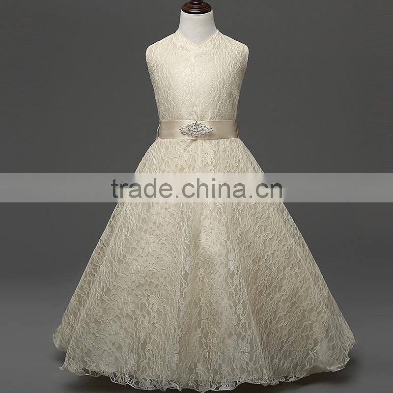 New Flower Girl Princess Dress Kid Party Pageant Wedding Dress