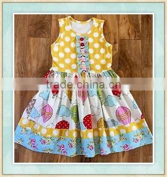 Baby girl frock fancy white ruffle raglan sleeve smoking 2 year old girl dress for kids