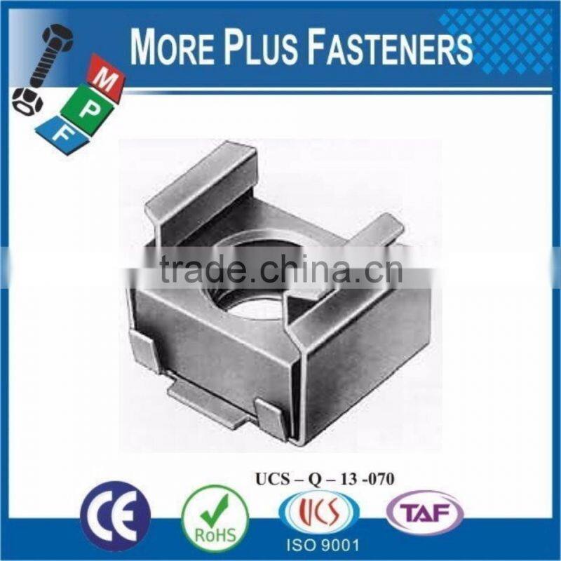 Made in Taiwan Brass Stainless Steel Zinc Plated Cage Nut