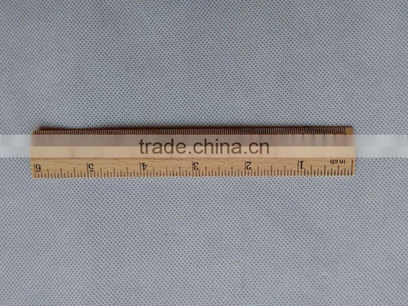 children wood educational tools wooden ruler 15cm