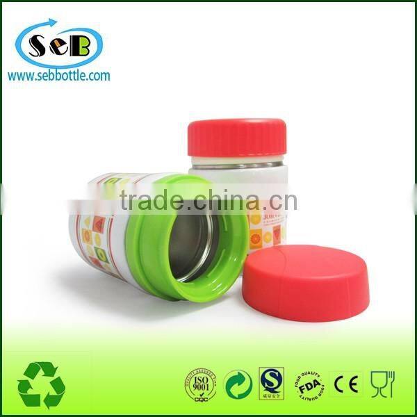 300ml Double wall Stinless Steel Food Container , Vacuum Liquid Container , Soup Jar