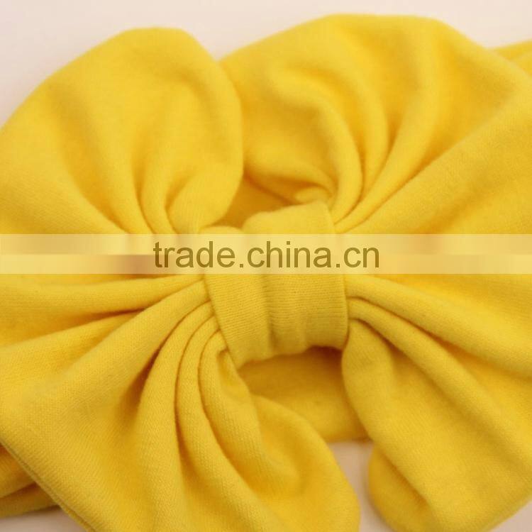 Boutique fancy baby messy bow head wrap , chic toddler girls hair headband M5062008