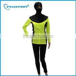 < OEM Service> Trendy Women Modest Swimwear Islamic long Sleeve Tankini Swimming Swimsuit