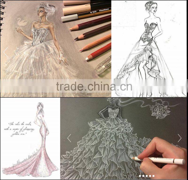 A-Line Straight Neck Strapless Ruffle Wedding Dress Bridal gown AS28702