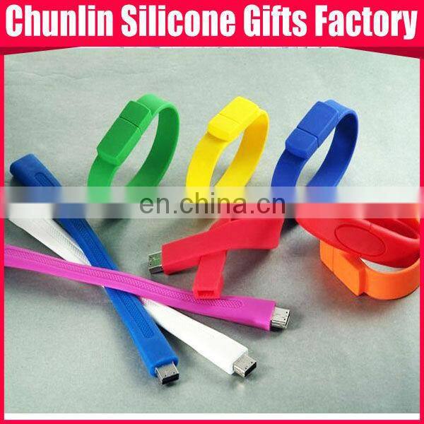 usb flash drive wristband usb silicone bracelet