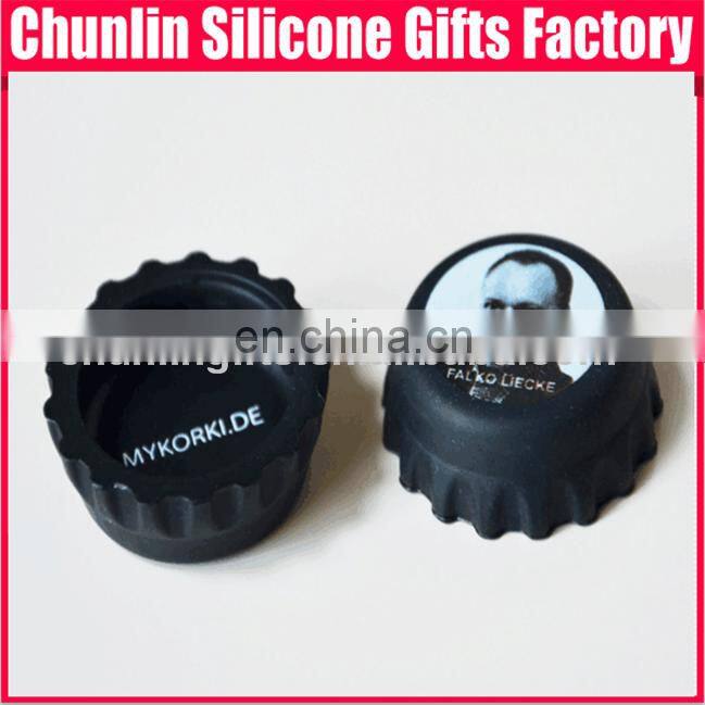 custom silicone bottle cap