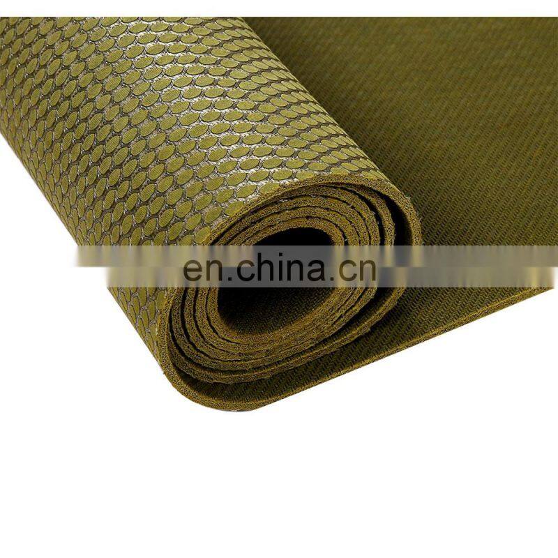 Eco Friendly Organic Foldable Custom Print Natural Rubber Yoga Mat