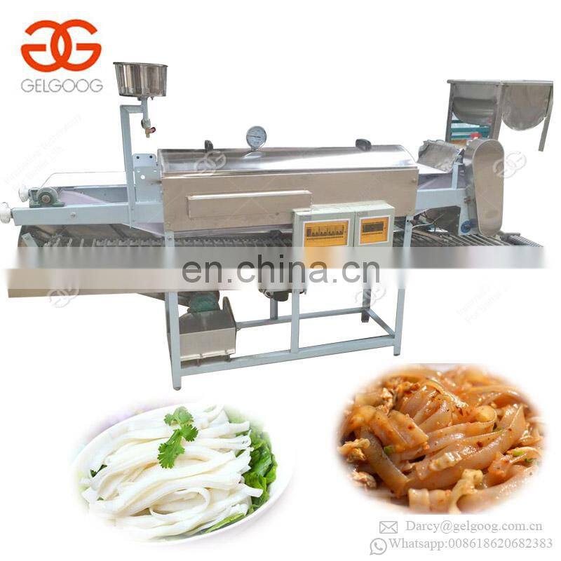 Stable Working Energy Saving cold Rice Noodle Steamer maker Fresh Rice Stick Noodle Making Machine