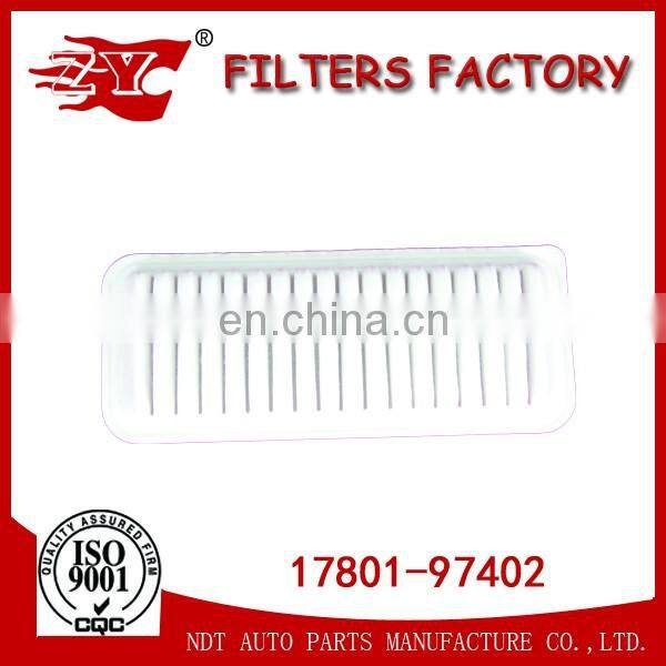 17801-97402 air filter for Toyota genuine auto spare part in china