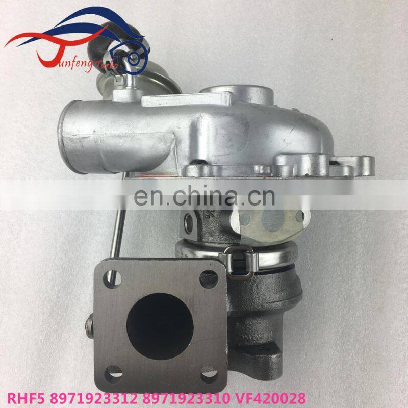 RHF4H Turbocharger 8971923312 8971923310 VF420028 4JB1 engine turbo for Isuzu NPR, Trooper with 4JB1-T Engine