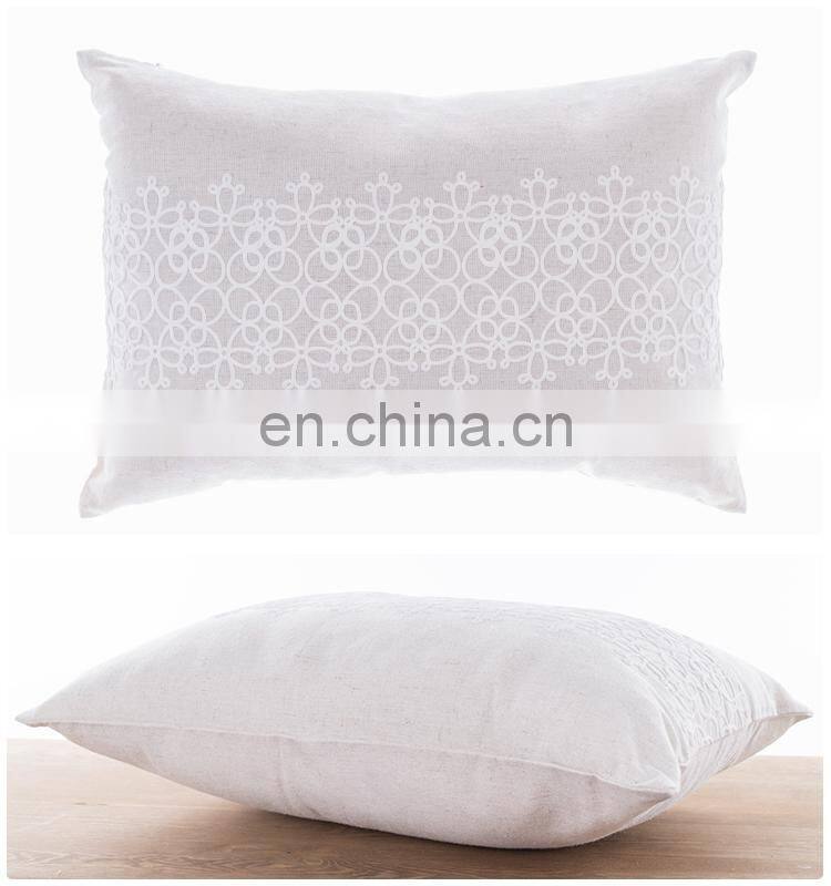 Cheap wholesale 100% polyester fabric cushion cover decorative macrame pillow with foam